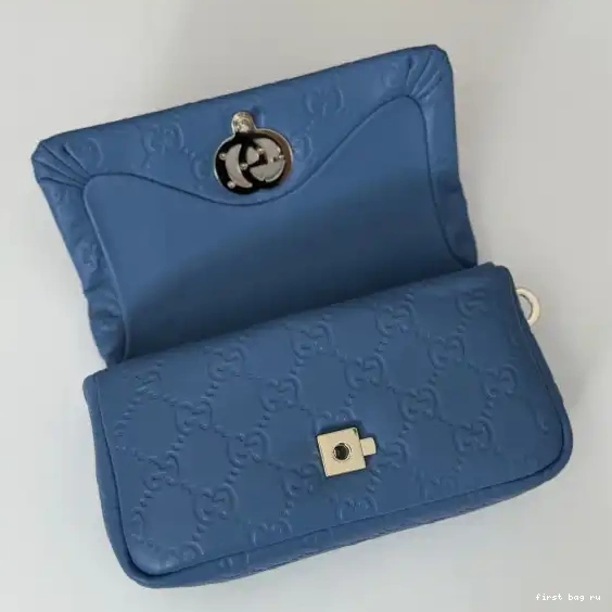 First bag ru handle Milano GUCCI mini bag-21*12.5*4.5CM GG top 0503